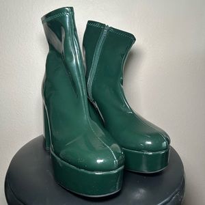 Emerald Green Boots